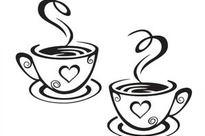 Нарисованная кружка