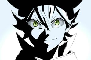 Черный клевер рисунок