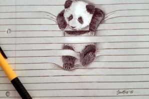 Легкий рисунок на весь лист