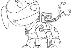 Робот раскраска для детей
