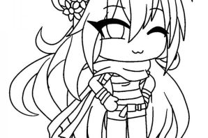 Раскраска гача клуб