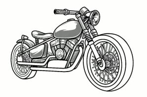 Рисунок байка