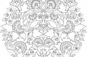 Таинственный лес раскраска