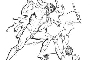 Рисунок ариона карандашом