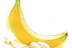 Банан рисунок для детей