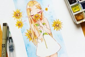 Легкие рисунки анимэ