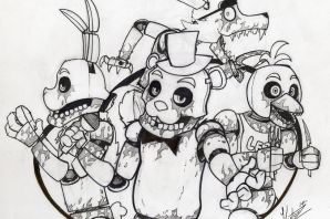 Фнаф для срисовки фредди