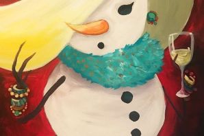 Рисунок снеговика