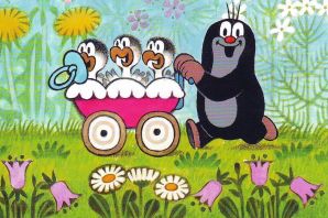 Крот рисунок