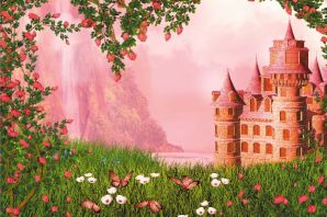 Сказочный замок рисунок