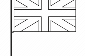 Флаг англии раскраска