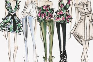 Рисунки модельеров