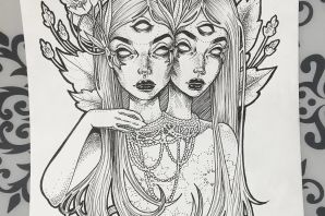 Близнецы эскиз