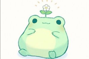 Милые рисунки жабки