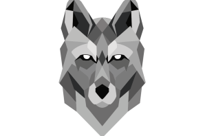 Волк векторный рисунок