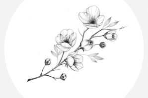 Веточка эскиз