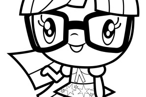 Искорка человек раскраска