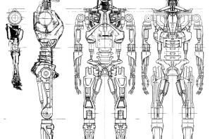 Киборг раскраска