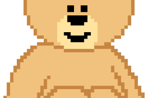 Мишка по клеточкам