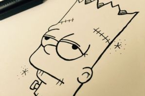 Прикольные рисунки ручкой