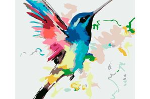 Птичка колибри эскиз