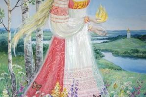 Богиня лада рисунок