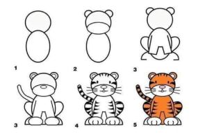 Простые рисунки животных