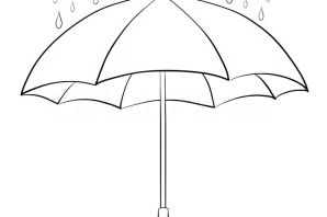 Зонт трафарет