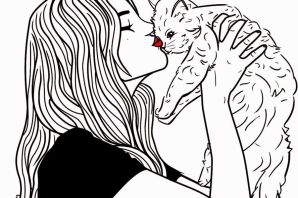 Кошка лана рисунок