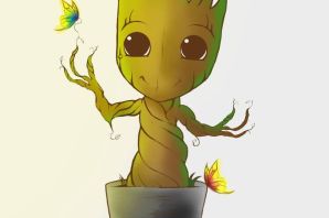 Грут рисунок маленький