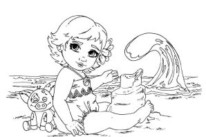 Раскраска аквапарк