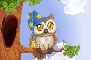 Сова в дупле рисунок