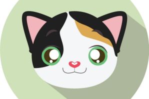 Голова кота рисунок