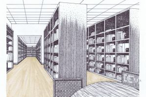 Рисунок книги в перспективе