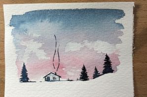 Маленькие рисунки акрилом