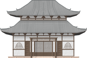 Китайский домик рисунок