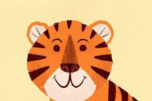 Тигренок рисунок