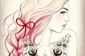 Эскиз девочки