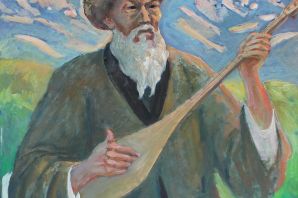 Комуз рисунок