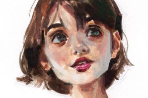 Рисунок человека красками