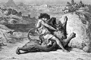 Самсон рисунок