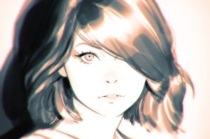 Прическа каре рисунок