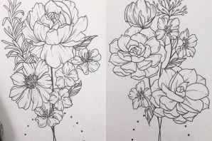 Эскиз на бедро