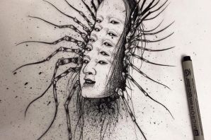 Сороконожка эскиз