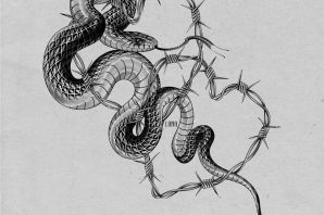 Кобра рисунок карандашом