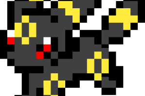 Пикачу по клеточкам