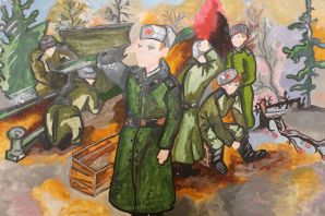 Рисунок на тему сын полка