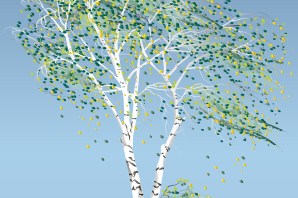 Есенин береза рисунок