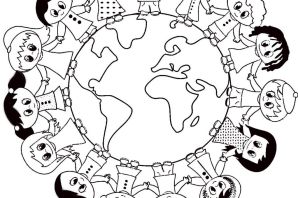 Раскраска страны люди