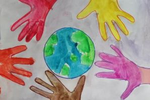 Детские рисунки о мире